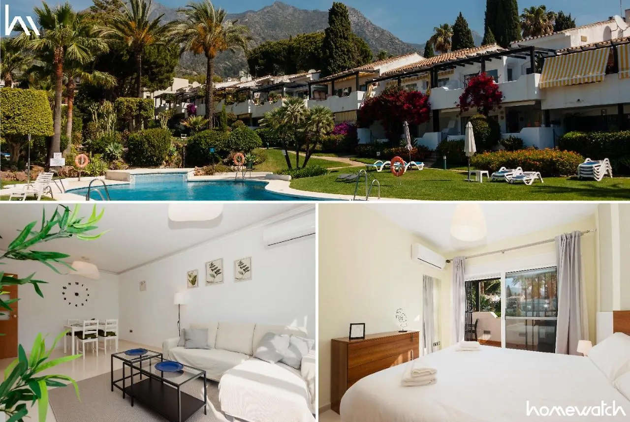 Apartment Vacation Home In The Best Location, With Terrace, Pool And Bbq, In Marbella Center